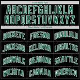 Custom Black Green-White Classic Tops Casual Fake Sleeve Basketball Jersey